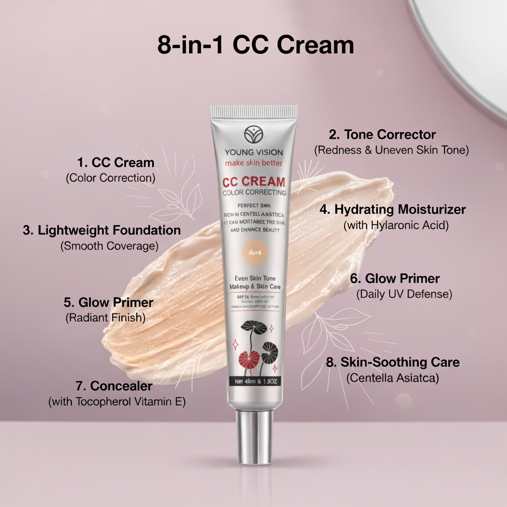 Bliss Bloomé CC Cream – 8-in-1 Skin Perfector with Adaptive Pigments